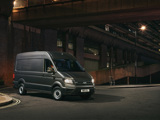 Volkswagen Crafter parked at night