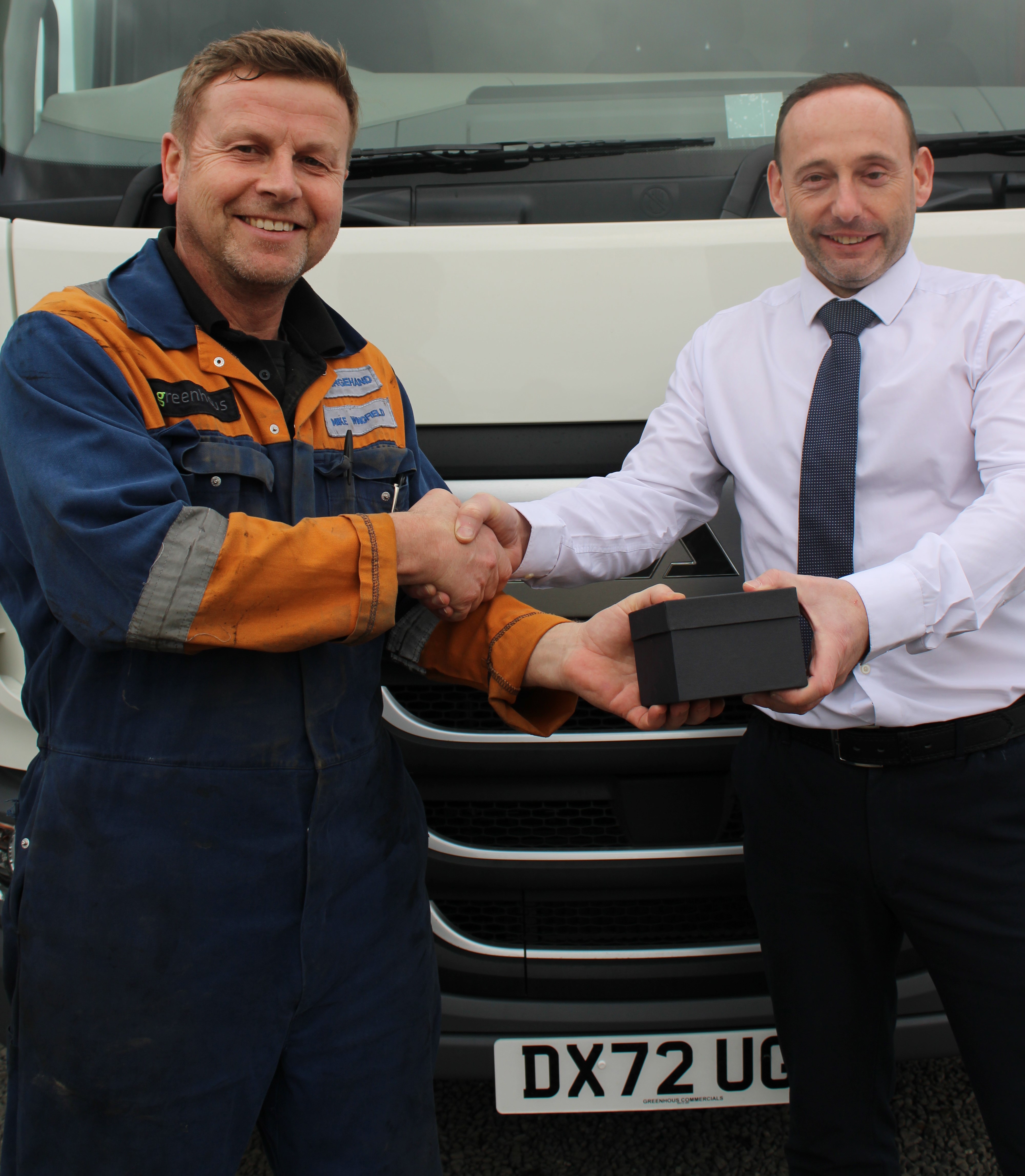 Mike Wingfield | 25 Years Service at Greenhous DAF | Greenhous