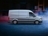 side profile of Volkswagen Crafter